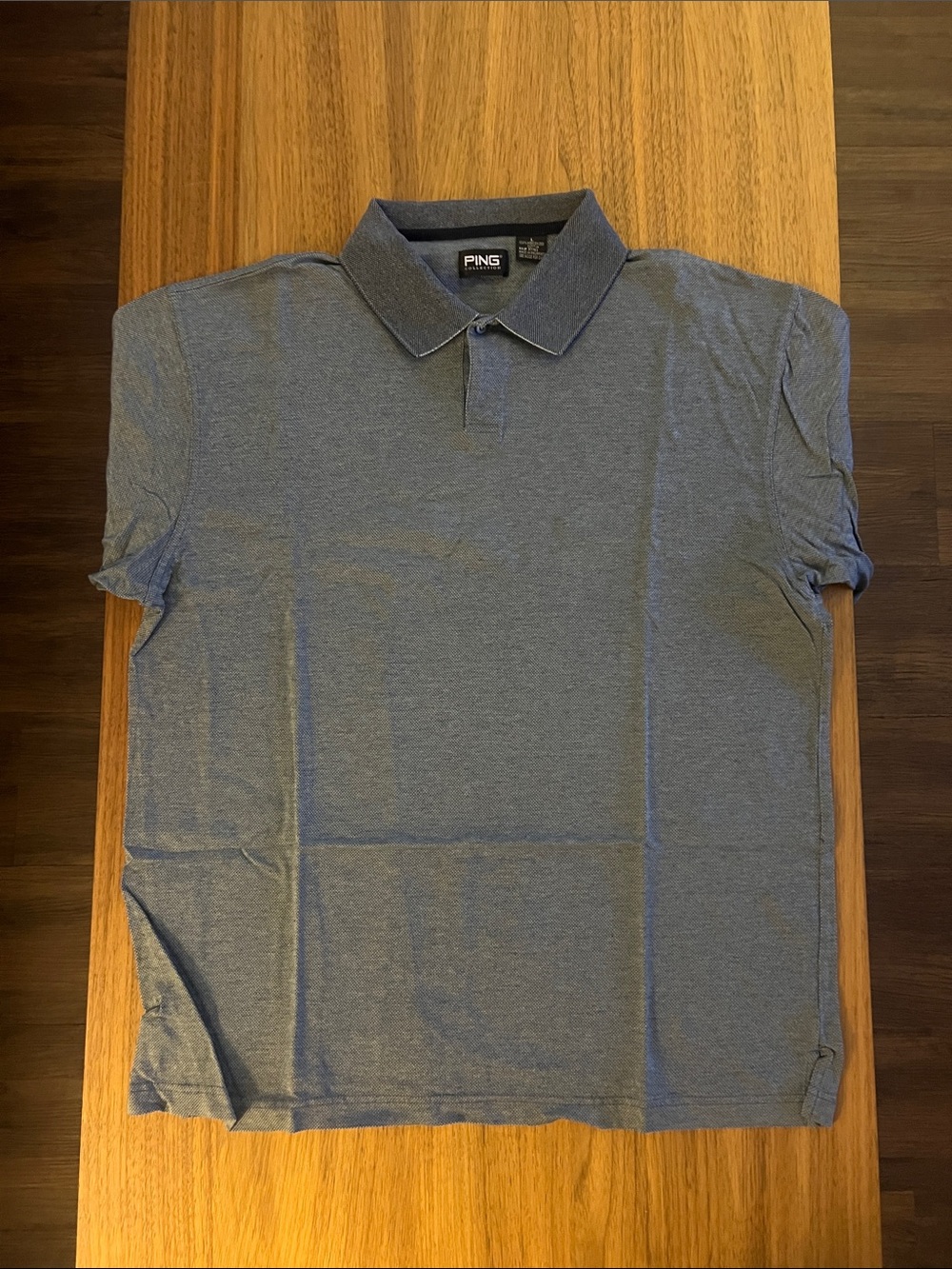 PING Men's Heather Slate Blue Polo